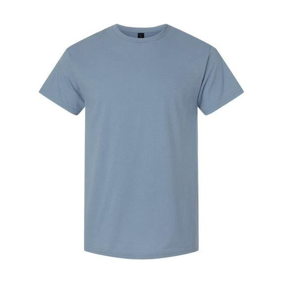Gildan 3000 Light Cotton T-Shirt-Stone Blue-XL