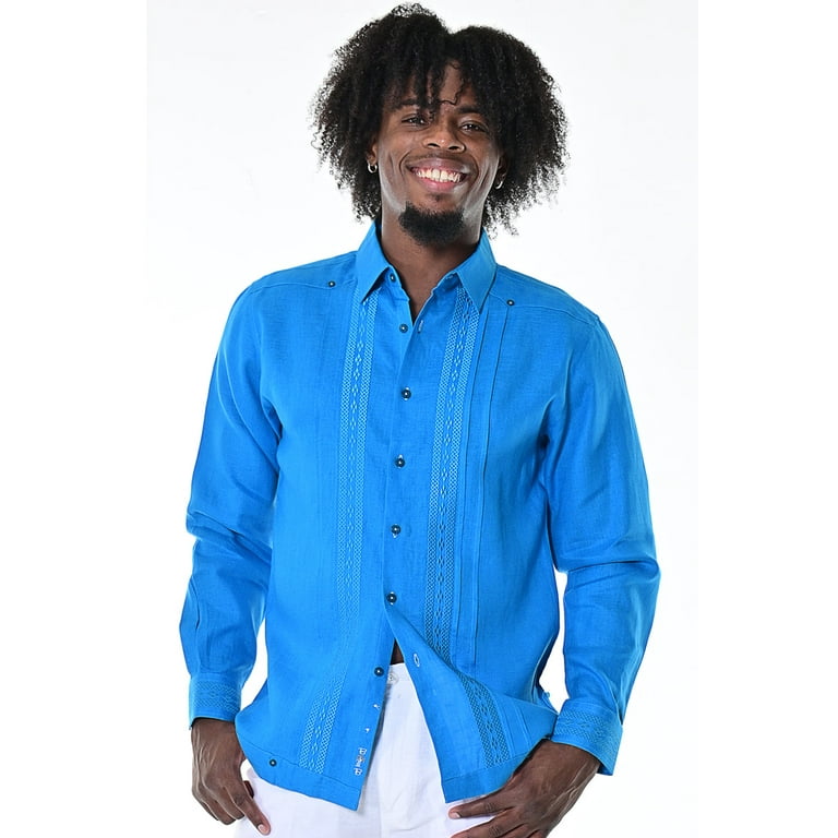 Guayabera long sleeve shirt hotsell