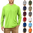 thumbnail image 1 of Men’s Long Sleeve Outdoor Fishing Shirt UPF Active Hiking Running Gym Tops, 1 of 8