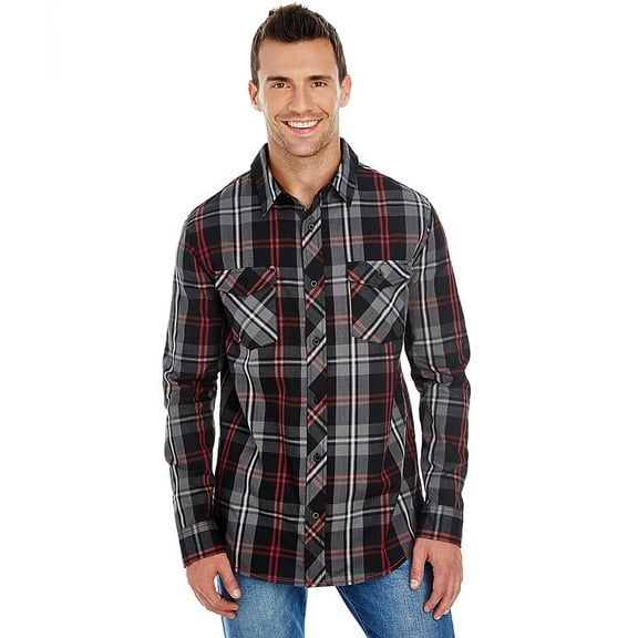 Burnside Men's Plaid Shirt