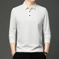 thumbnail image 1 of Men's Long Sleeve Plaid Polo Shirt- 9 Colors, 1 of 10
