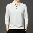 thumbnail image 1 of Men's Long Sleeve Plaid Polo Shirt- 9 Colors, 1 of 10