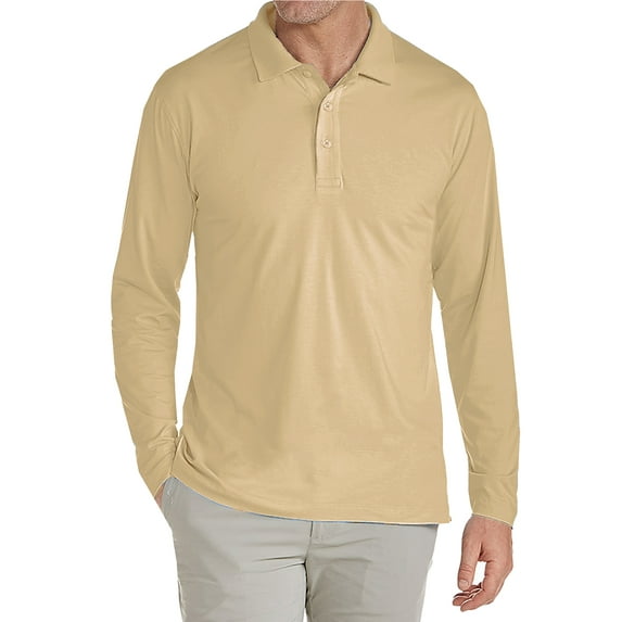 Men's Long Sleeve Polo Shirts