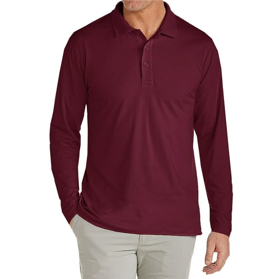 Men's Long Sleeve Polo Shirts