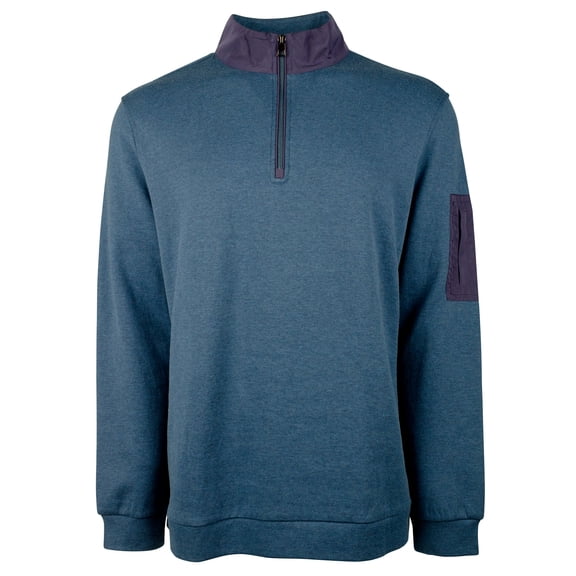 Men's Long Sleeve Quarter Zip Pullover OBl Small