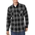 thumbnail image 1 of Puztloy Flannel Shirt for Men Long Sleeve Button Down Shirts Casual Relaxed Fit with Chest Pockets Winter Mens Flannel Shirt, 1 of 6
