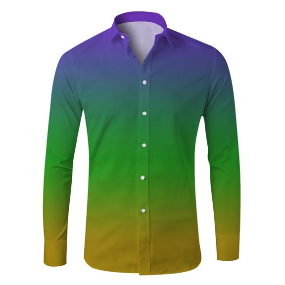 Men's Long Sleeve Shirt Autumn Casual 3D Printing Hawaii Soft Polyester Comfortable Breathable Durable
