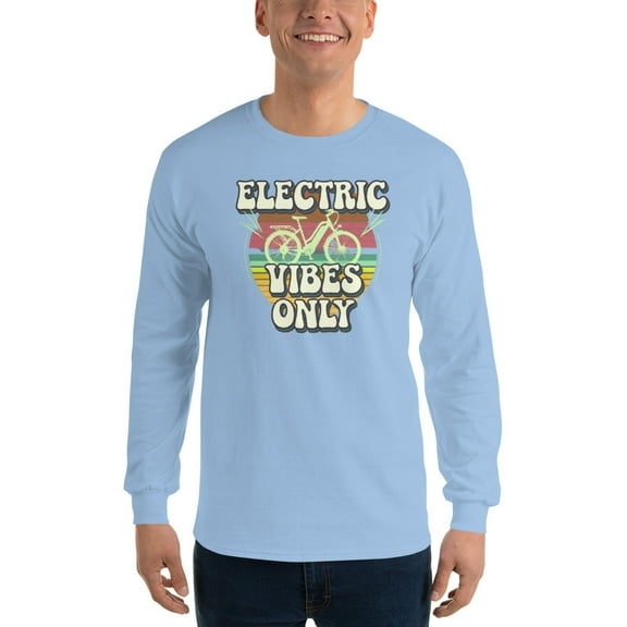 Men’s Long Sleeve Shirt (Light Blue, S)