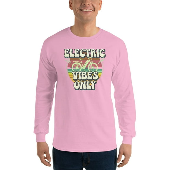 Men’s Long Sleeve Shirt (Light Pink, L)
