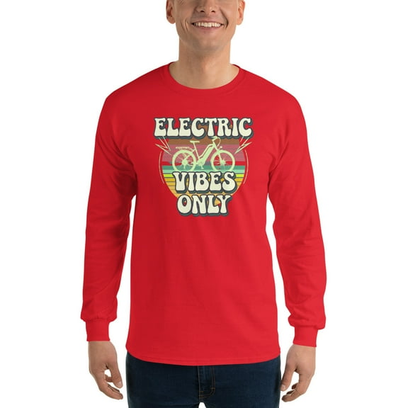 Men’s Long Sleeve Shirt (Red, XL)