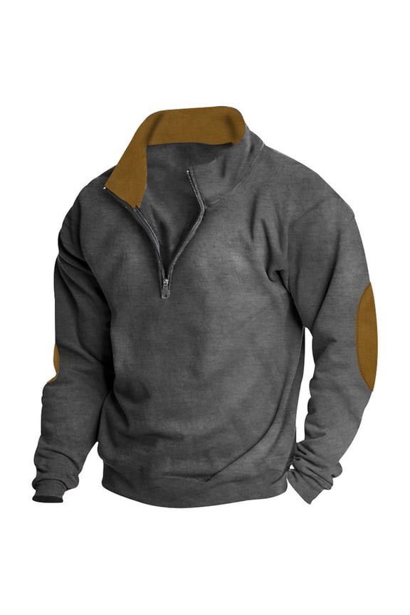 Men's Long Sleeve Shirt - Solid Color Retro Button Down with Soft Brushed Fabric, Wrinkle-Resistant Casual Top for Office, Date Night and Everyday Stylish Wear