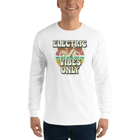 Men’s Long Sleeve Shirt (White, XL)