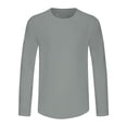 thumbnail image 1 of Men's Long Sleeve Shirts Sun Protection Athletic Shirts for Hiking Running Workout Rash Guard, 1 of 7