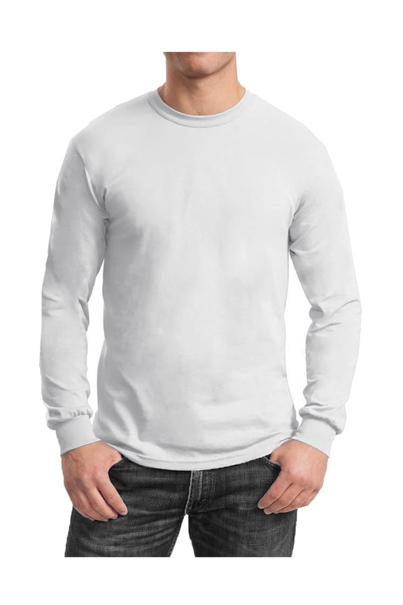 Men's Long Sleeve Slim Fit Crew Neck Tee (S-2XL)