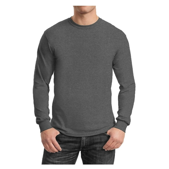 Men's Long Sleeve Slim Fit Crew Neck Tee (S-2XL)