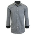 thumbnail image 1 of Men's Long Sleeve Slim Fit Dress Shirts (S-2XL), 1 of 2