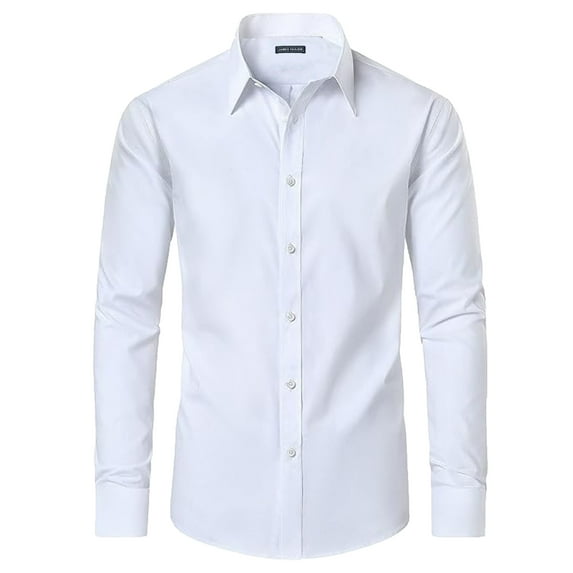 Men's Long Sleeve Slim Fit Dress Shirts (S-2XL)