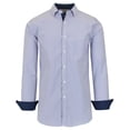 thumbnail image 1 of Men's Long Sleeve Slim Fit Dress Shirts (S-2XL), 1 of 2