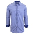 thumbnail image 1 of Men's Long Sleeve Slim Fit Dress Shirts (S-2XL), 1 of 2