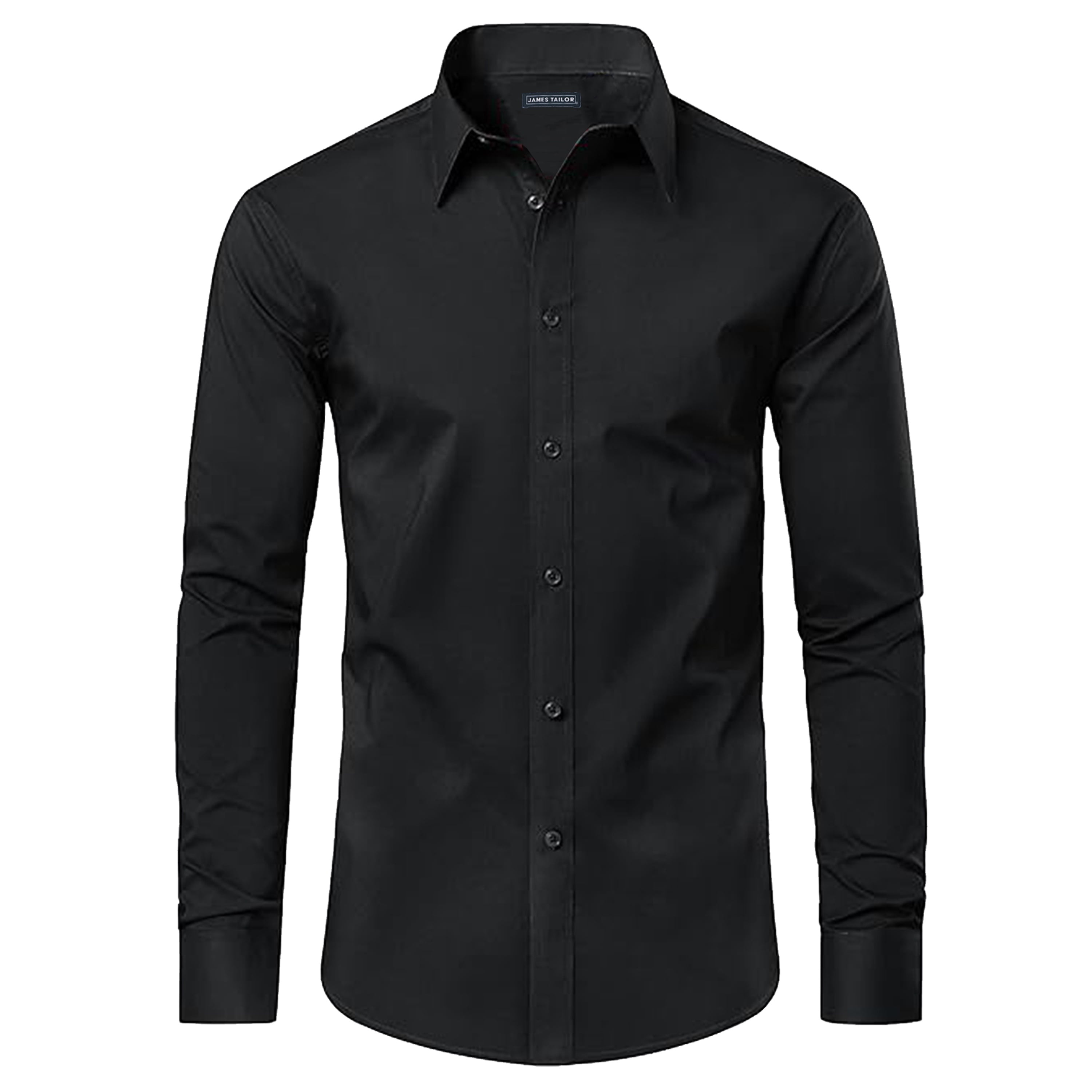 Men's Long Sleeve Slim Fit Dress Shirts (S-2XL) - Walmart Business Supplies