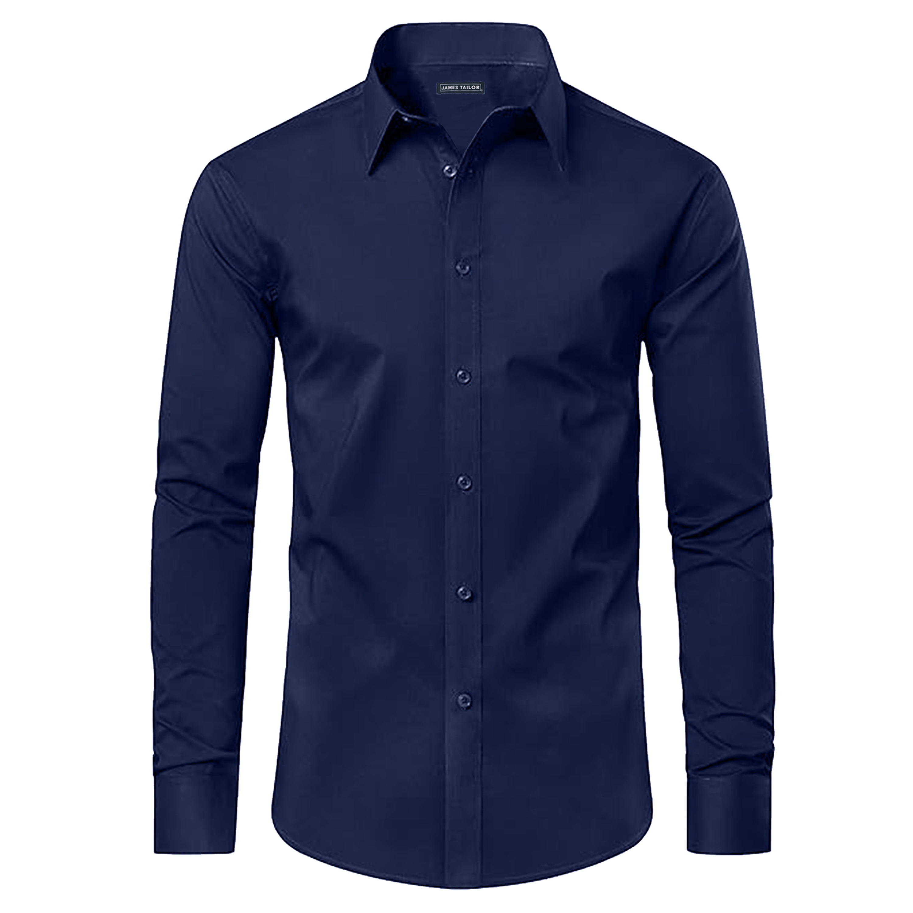 Men's Long Sleeve Slim Fit Dress Shirts (S-2XL) - Walmart.com