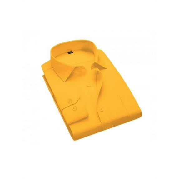 Men's Long Sleeve Solid Colors Generic Dress Shirts