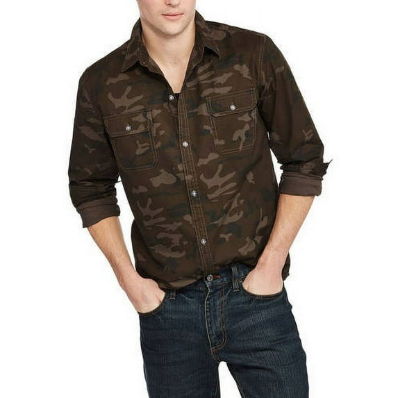 Men's Long Sleeve Stretch Poplin Shirt