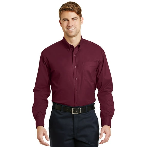 Men's Long Sleeve Superpro Button Down Twill Shirt