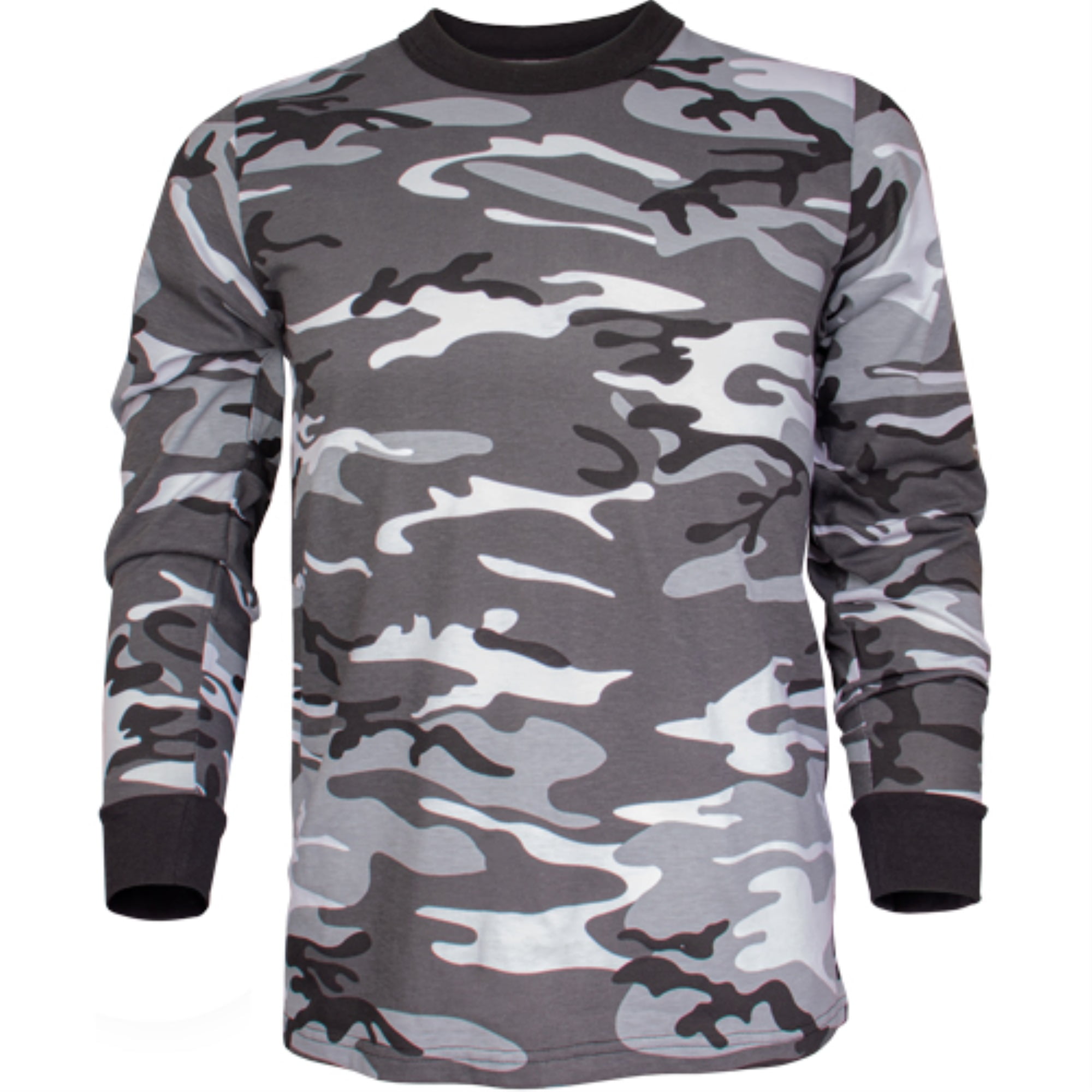 Men's Long Sleeve T-Shirt - Urban Camo Small - Walmart.com