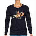 thumbnail image 1 of Men's Long Sleeve T-Shirt with MLK Graphic "I Stick with MLK LOVE LOVE" - Support Civil Rights, 1 of 5
