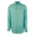 thumbnail image 1 of Men's Long Sleeve Tailored Linen Shirt-LL-XL, 1 of 4