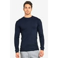 thumbnail image 1 of Men's Long Sleeve Thermal Shirt Medium Weight Warm Waffle Knit Layering, 1 of 2