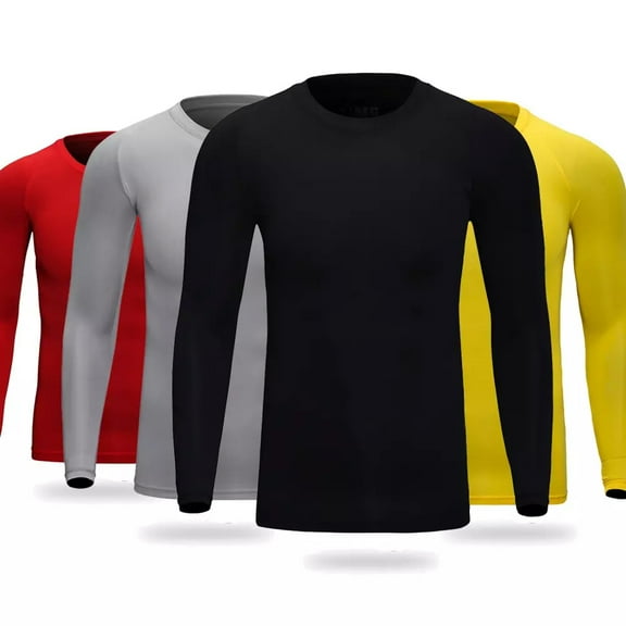 Men's Long Sleeve Thermal Underwear Winter Warm Basic Crew Tops Shirt