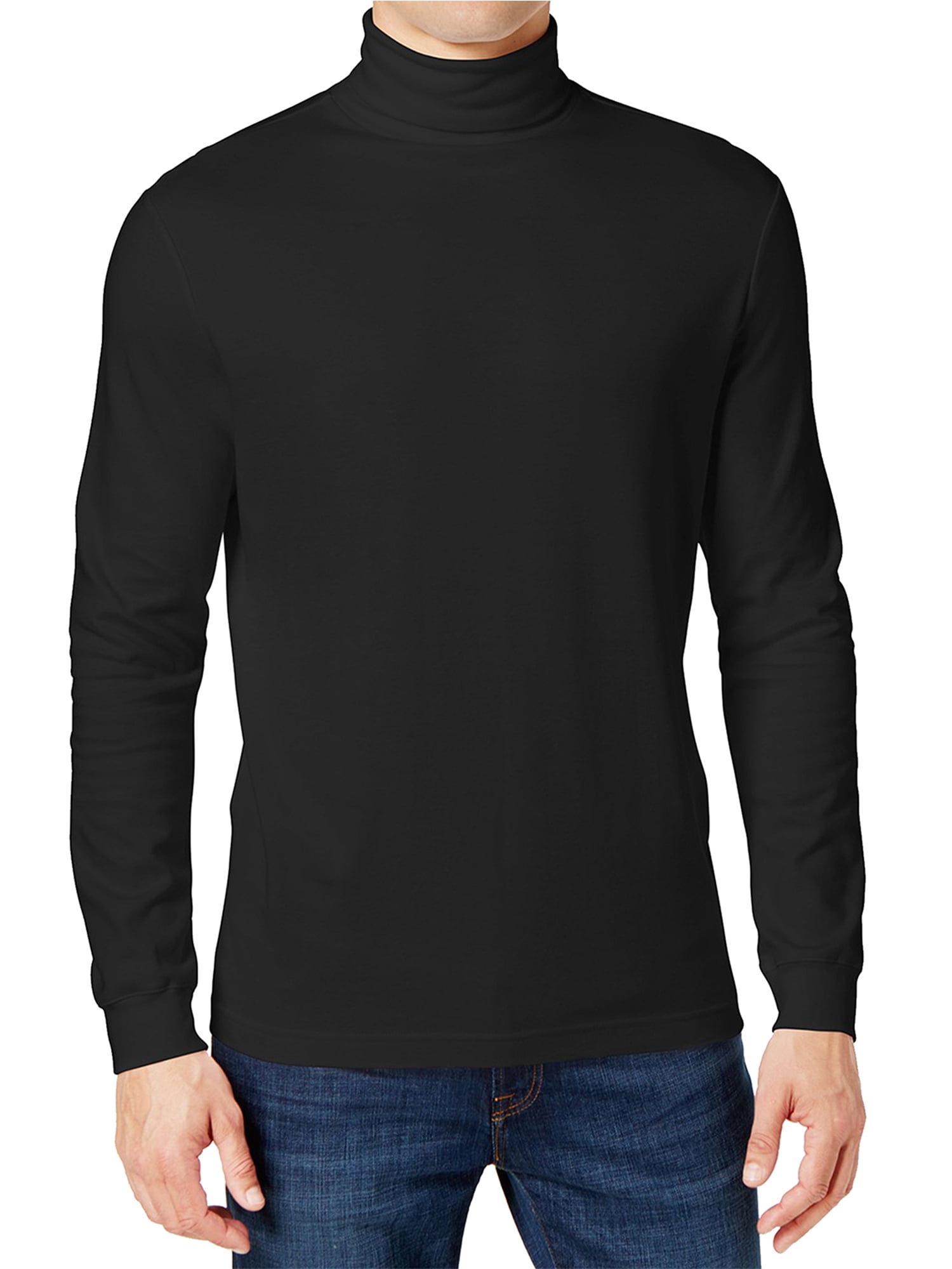 Men's Long Sleeve Turtle Neck T-Shirt (Sizes, S to 2XL) - Walmart.com