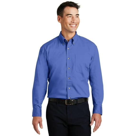 Men's Long Sleeve Versatile Dress Shirt