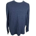 thumbnail image 1 of Men's Long Sleeve Waffle Thermal Underwear Crew Neck Shirt Top Baselayer Light Navy, Large, 1 of 1