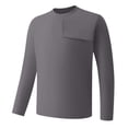 thumbnail image 1 of Men's Long Sleeve Workout Shirt, Quick Dry Breathable Fabric, Moisture Wicking Polyester, Loose Fit Round Neck for Sports, Gym, and Outdoor Activities, 1 of 4