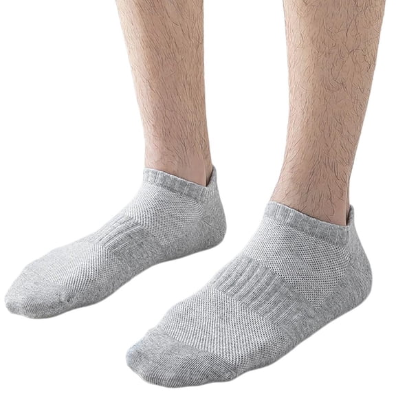 Men's Long Tube Socks Seamless Breathable Cotton Mesh Ankle Socks for Comfort Hygiene in Business and Athletic Setting