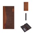 thumbnail image 1 of Men's Long Wallet with RFID Blocking, PU Leather Bifold Wallet with Zipper Coin Pocket & Multiple Card Slots, 1 of 12