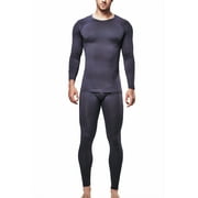 DevOps Base Layers Men's 2X-Large Cold Weather Micro Fleece Lined Base Layer Bottom, Navy