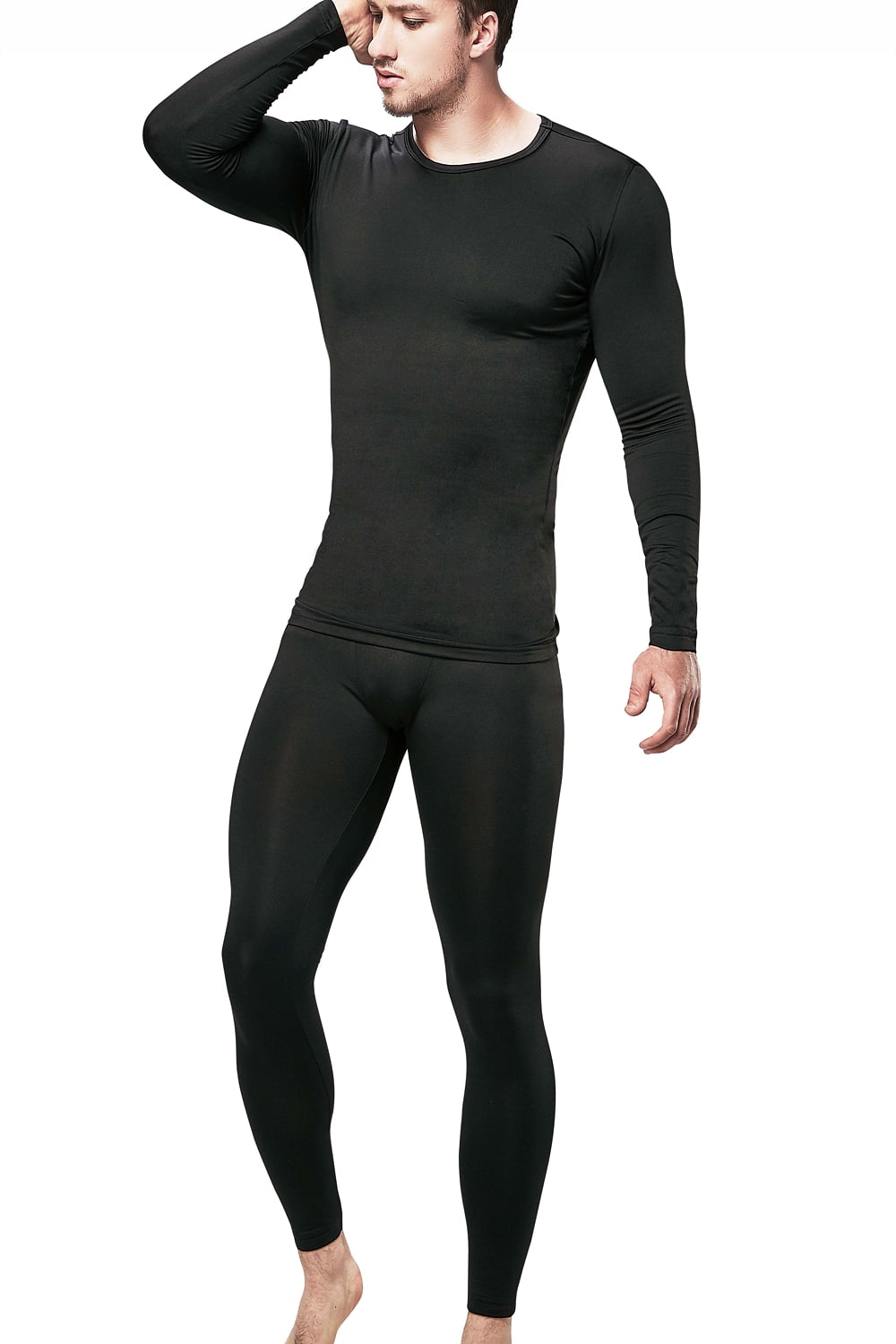 Men's Heavyweight Thermal Long Johns Set, Micro Fleece Lined for Cold