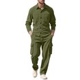 thumbnail image 1 of Men's Long-sleeved Shirt, Work Trousers, Corduroy Jacket And Casual Suit, 1 of 5