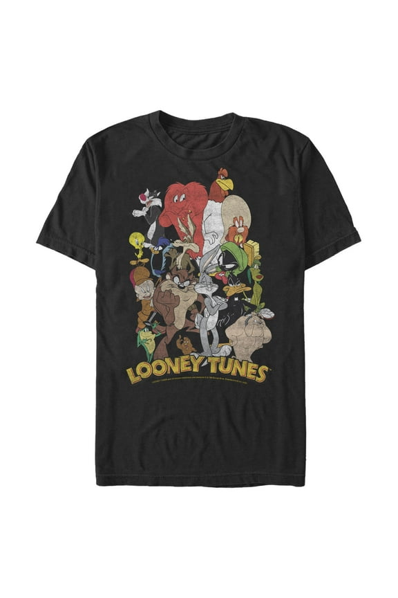Men's Looney Tunes Classic Characters Distressed Graphic T-Shirt