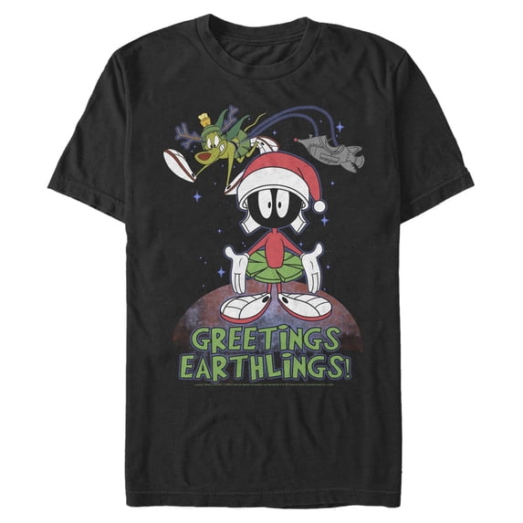 Men's Looney Tunes Greetings Earthlings Graphic T-Shirt