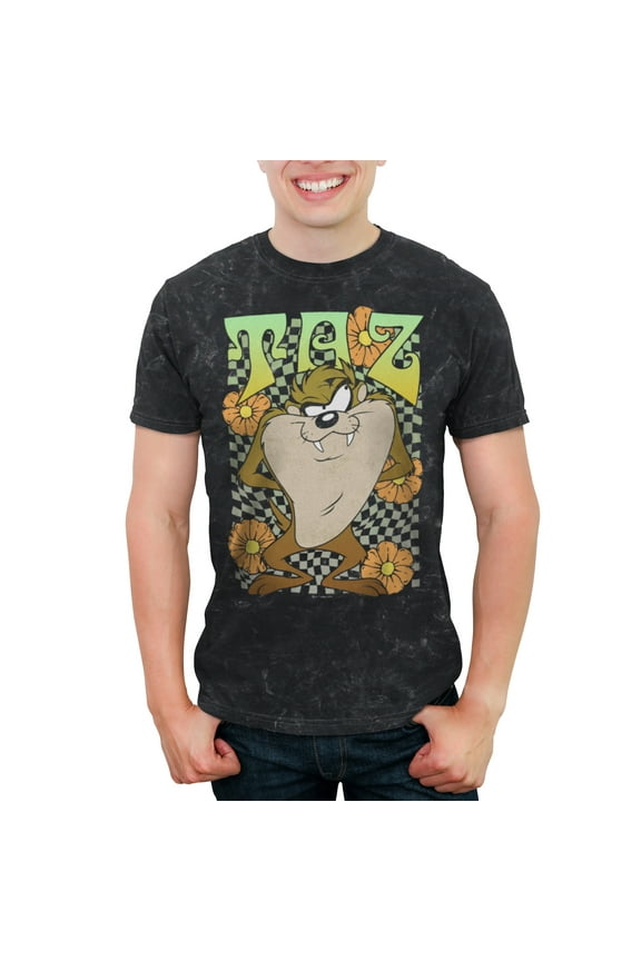 Men's Looney Tunes Groovy Taz  Graphic T-Shirt