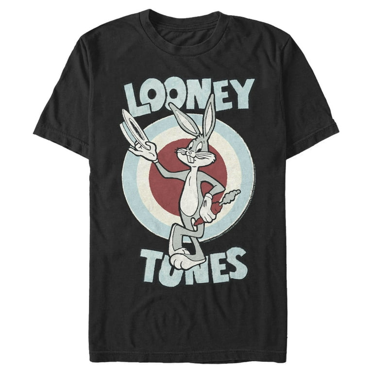 Men's Looney Tunes Hats Off Bugs Bunny Graphic Tee Black 3X Large 
