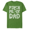 thumbnail image 1 of Men's Looney Tunes St. Patrick's Day Daffy Duck Pinch Proof Dad  Graphic Tee Kelly Green Small, 1 of 5