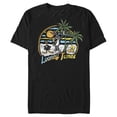 thumbnail image 1 of Men's Looney Tunes Tropical Vacation  Graphic Tee Black 2X Large, 1 of 4
