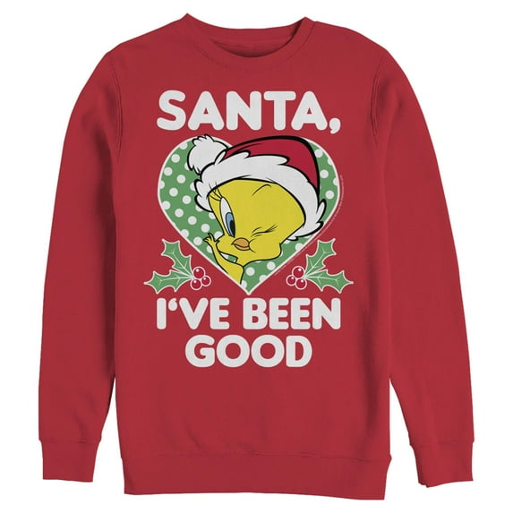 Men's Looney Tunes Tweety I've Been Good Sweatshirt