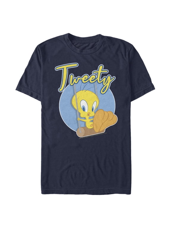 Men's Looney Tunes Tweety Swing Badge Graphic T-Shirt